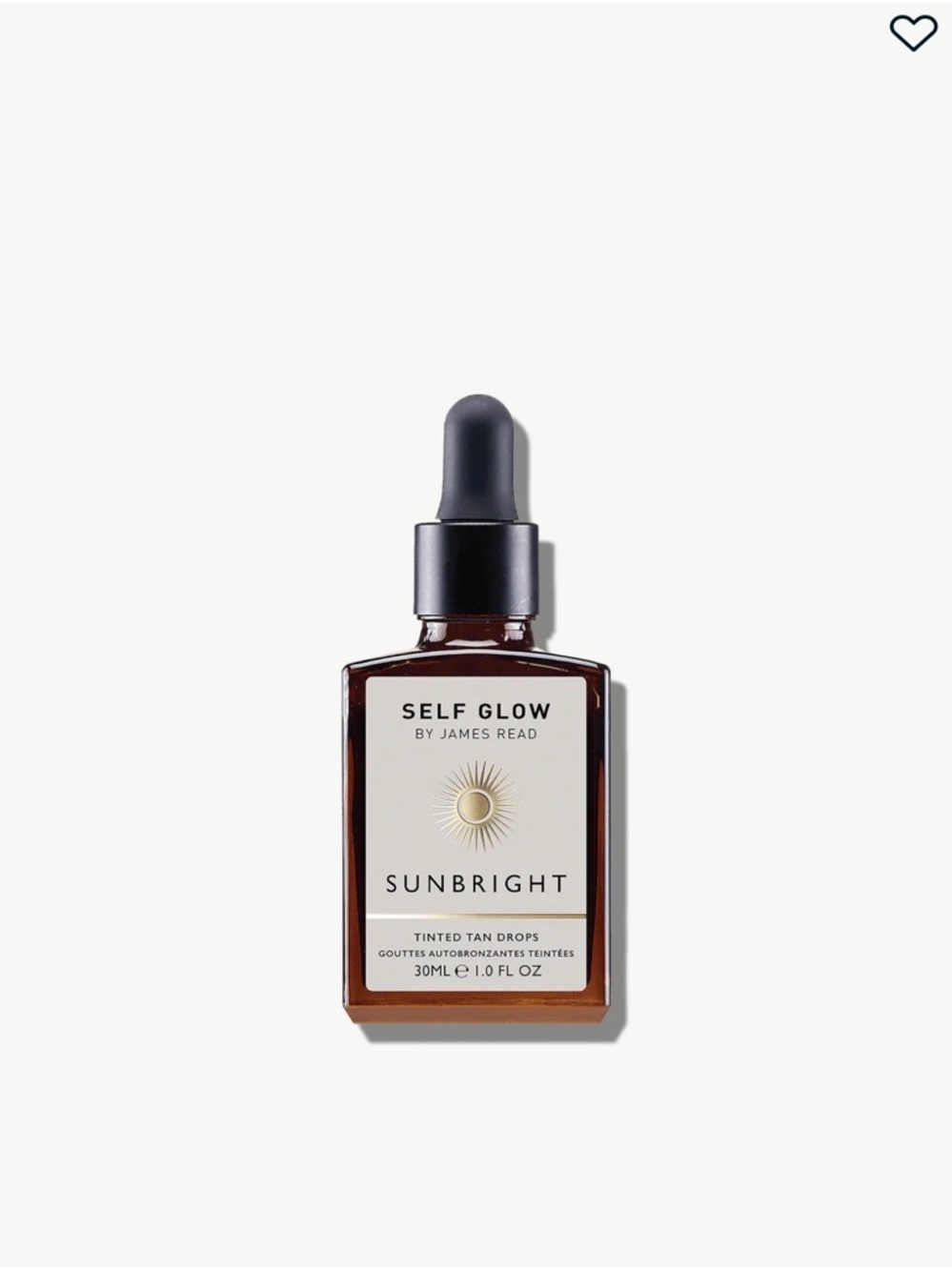 James Read Self Glow Sunbright Tinted Tan Drops 1 oz New